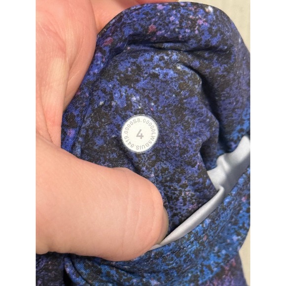 Lululemon  • Fast and Free Tight II 25" Polar Lights Blue Multi Size 4 Legging - Picture 7 of 8